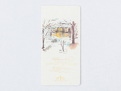 Holiday Card graphic design holiday card illustration typography
