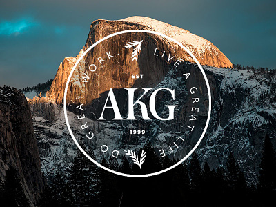 AKG Crest branding crest graphic design identity logo monogram typography
