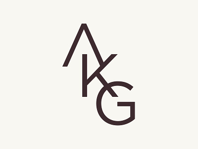 AKG Monogram branding logo monogram