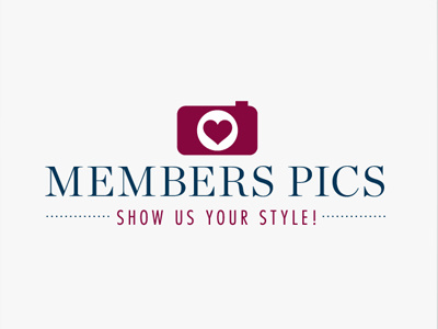Members Pics Logo illustration logo typography