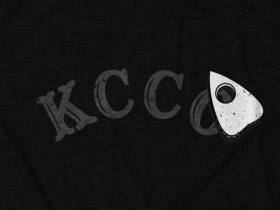 Keep Calm Chive On Ouija Design for theCHIVE apparel design digital illustration halloween kcco ouija ouija board shirt design tee design thechive typography