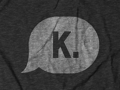 K. Design for Buy Me Brunch apparel design iphone k lettering shirt design talk bubble tee design text messages typeform typography