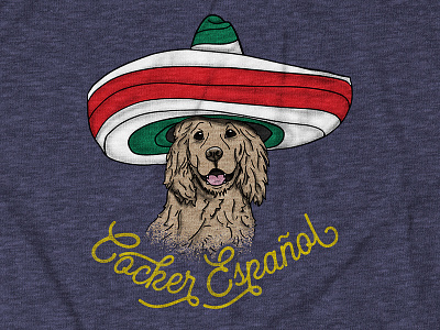 COCKER ESPANOL tee design for theCHIVE