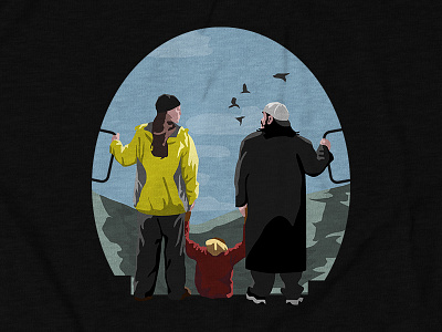 THE FUGITIVES Kevin Smith tee design for theCHIVE