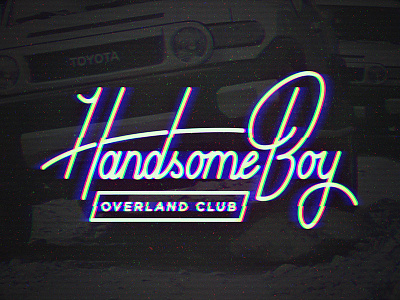 Handsome Boy Overland Club - v2 design illustrator japanese lettering logo toyota typography