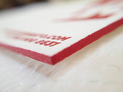 David Resto - Design & Photography - Business Cards business cards edge painting letterpress pantone