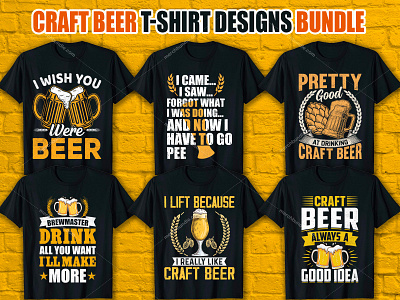 Craft Beer T-Shirt Design For Merch By Amazon.