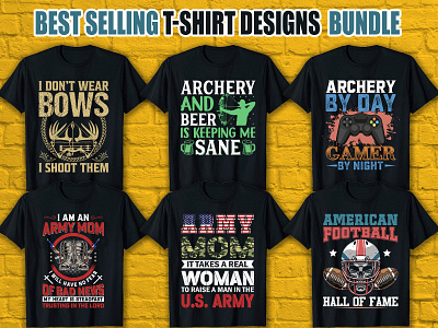 Best Selling T-Shirt Designs For Merch By Amazon