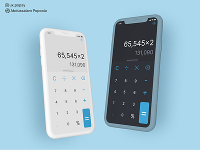 Calculator - Daily UI calculator dailyui design graphic design ui ui design ux visual design