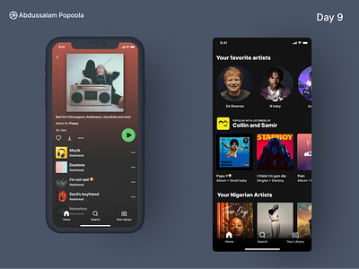 Spotify Playlist Design