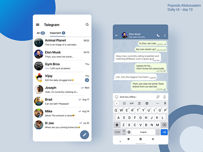 Direct Message Chat - Daily UI