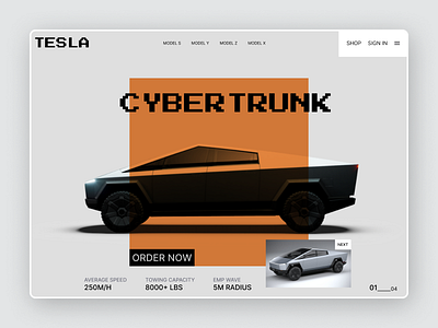 CYBERTRUCK home page