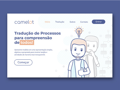 Camelot | UI Design design flat illustration process ui ux web
