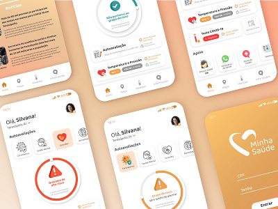 App Minha Saúde | UI Design