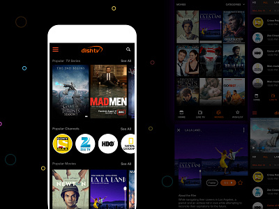 Redesign Dishtv- Live TV