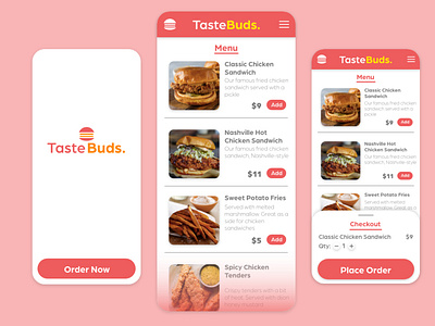 TasteBuds Food Delivery App