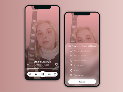 Music Player App Design app design colors creative creative app mobile music music app music player spotify ui uiux