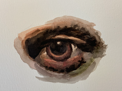 Brown Eyes design eyes painting skin tone watercolor watercolor painting