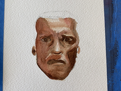 Portrait 1 arnold schwarzenegger artwork illustration paintings portrait portrait art skin tone watercolor watercolor painting watercolor portrait wip