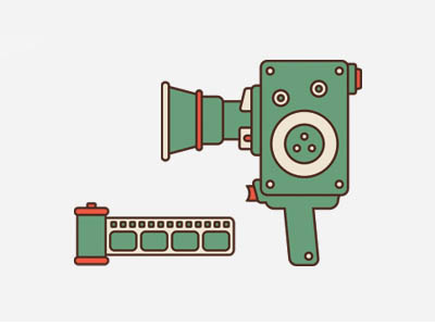 Camera & Film camera film illustrator video