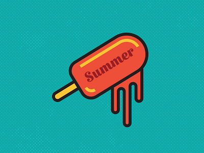 Summer drip popsicle summer
