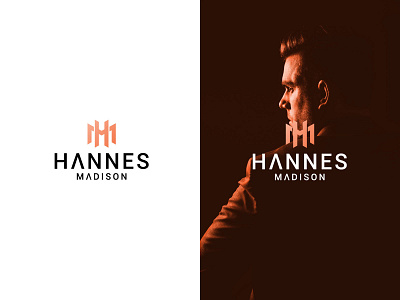 Hannes Madison Personal Logo branding design flat icon lettermark logo logodesign minimal minimalist logo monogram logo