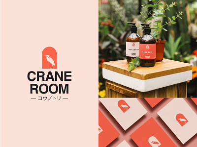 Crane Room animation brand brandidentity branding design flat graphic design hotel icon illustration logo logodesign minimal packaging ui vector visual visualidentity