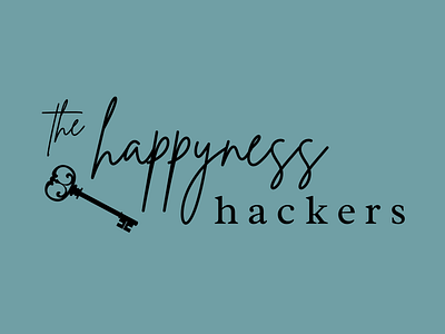 The Happyness Hackers branding design graphic design icon logo minimal type typography web website