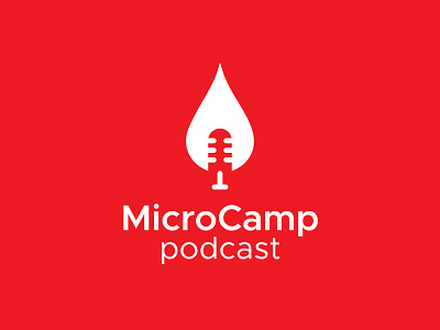Micro Camp Podcast Logo a logo a mark branding design graphic design identity logo logo design logodesign logos logotype minimal modern logo symbol vector visual identity