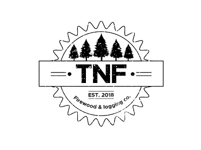 TNF logo design