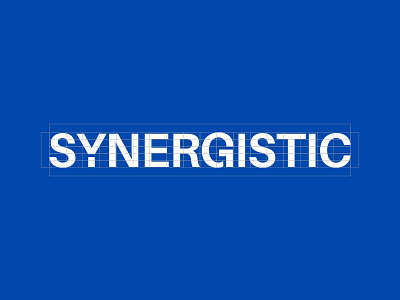 synergistic logo design a logo blue branding custom lettering custom typography graphic design identity identity designer lettering letters logo logo design logo designer logomark logotype minimalist logo modern logo type typography wordmark
