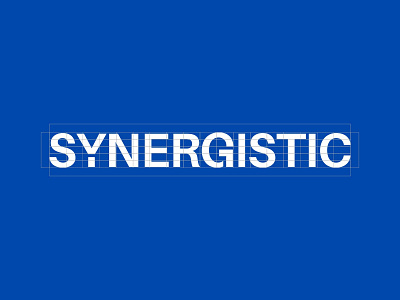 synergistic logo design a logo blue branding custom lettering custom typography graphic design identity identity designer lettering letters logo logo design logo designer logomark logotype minimalist logo modern logo type typography wordmark