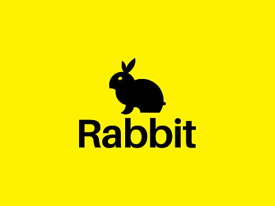 Rabbit logo design a logo a mark brand branding clean color design graphic design identity logo logo design logo designer logodesign logotype mascot minimal rabbit
