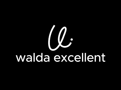 Walda Excellent Logo Design a logo a mark brand brand identity branding creative logo design graphic design illustration logo logo design logo designer logos minimal minimal logo ui w w logo