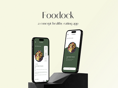 Foodock app branding design figma graphic design illustration interaction design logo mobile design ui user interface