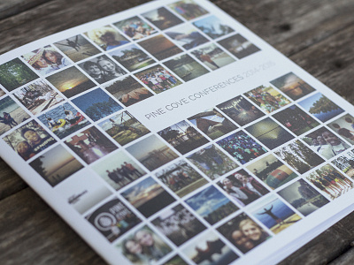 Pine Cove Conferences Brochure brochure clean grid instagram simple square white