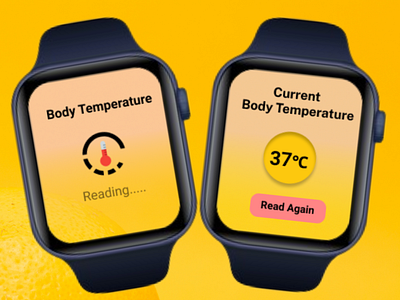 Body Temperature indicator app design app branding design icon illustration logo typography ui ux vector