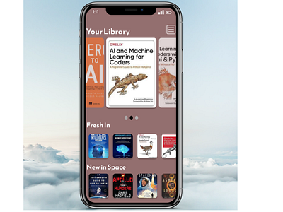 Book Library app design