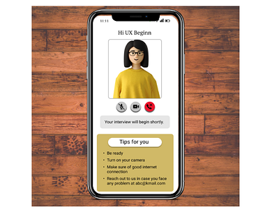 Interview app design