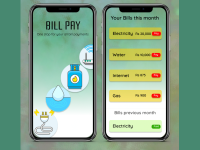 Bill payment app design app branding design icon illustration logo ui ux