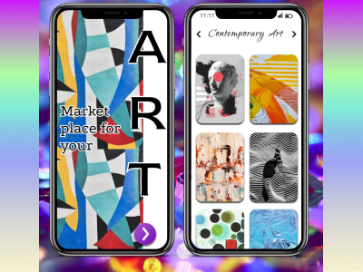 Art market place app design app branding design icon illustration logo ui ux