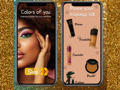 Makeup app design