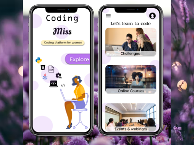 Women in coding app design app branding design icon illustration logo ui ux