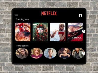 Netflix app design app branding design icon illustration logo typography ui ux vector