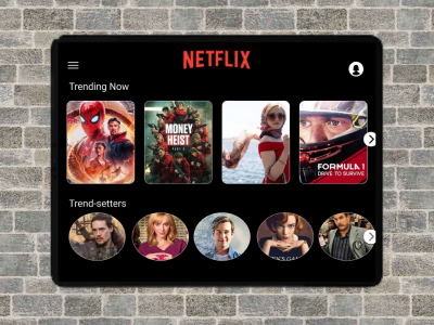 Netflix app design