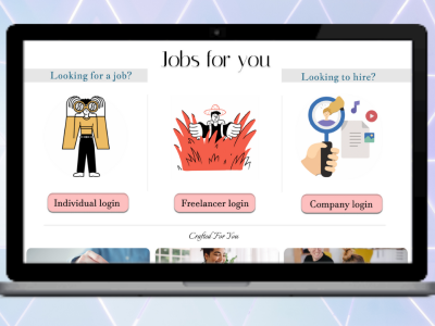 Job portal web design