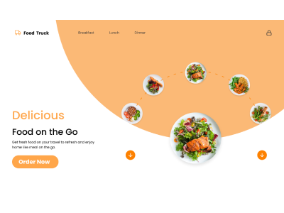 Food truck web app design