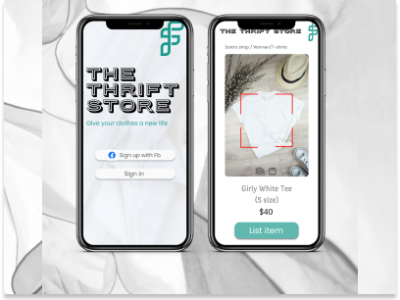 Thrift Store app design