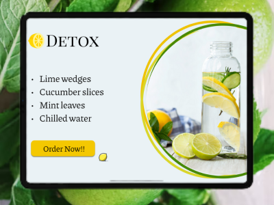 Detox web app design