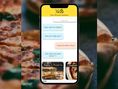 Personal Assistant Chatbot app design